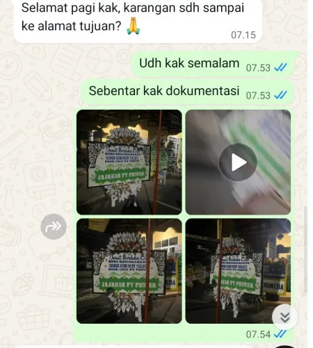 Pengiriman Papan Bunga Selamat Dewi Bayan