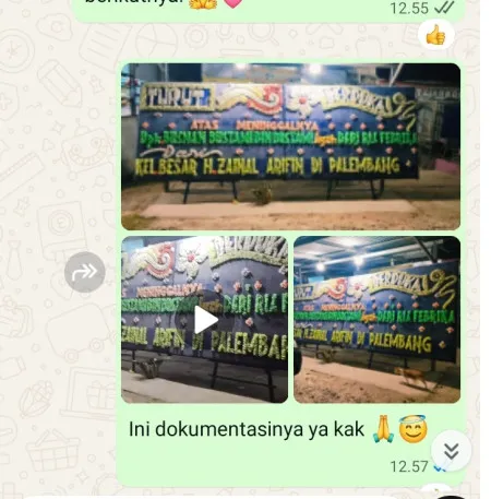 Pengiriman Papan Bunga Duka Dewi Bayan