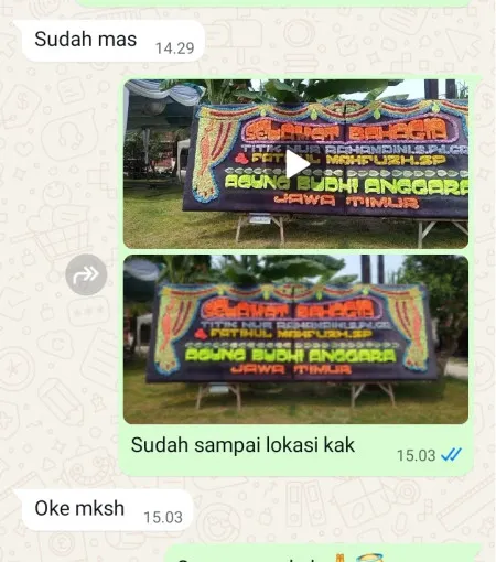 Pengiriman Papan Bunga Dewi Bayan